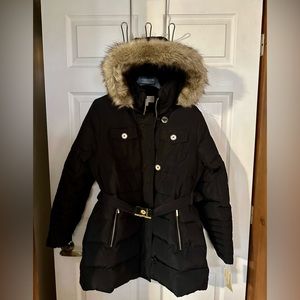 Michael Kors Belted Coat Puffer Large New with Tag